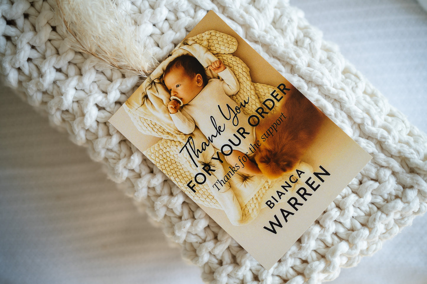 Luxury Hand-Knitted Baby Blanket