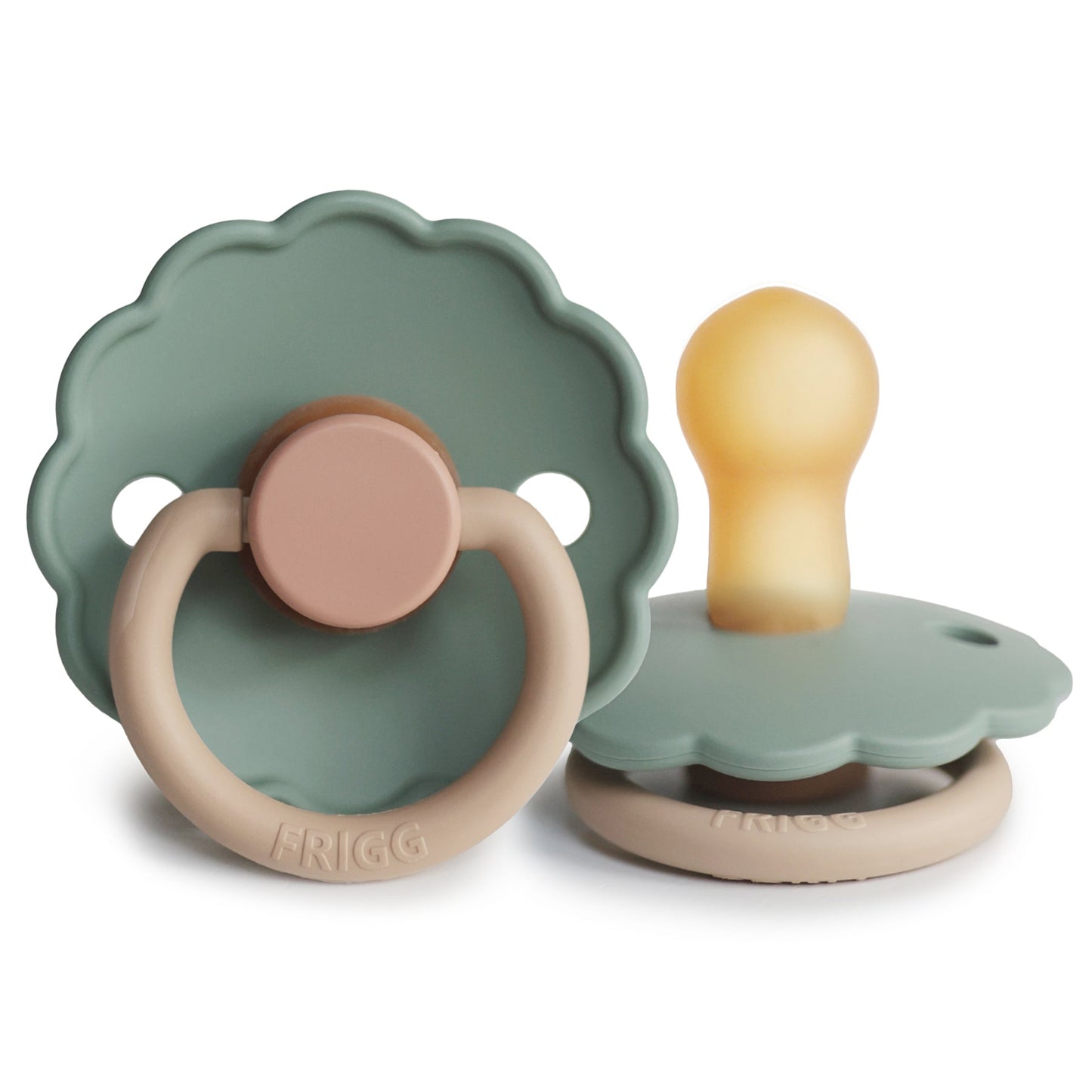 FRIGG Daisy Colourblock Pacifier / Dummy (Latex)