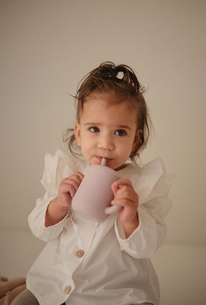 Mushie Silicone Training Cup & Straw - Limited Edition