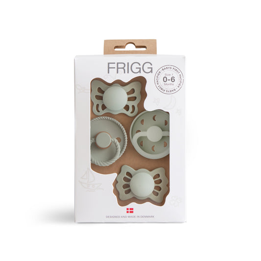 FRIGG Baby's First Pacifier / Dummy 4 Pack - Sage