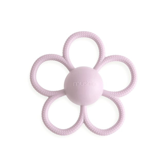 Mushie Sensory Rattle Teether