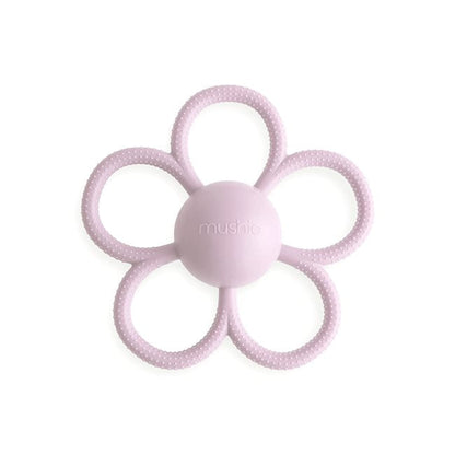 Mushie Sensory Rattle Teether