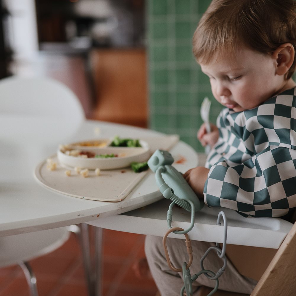 Mushie Sensory Rattle Teether