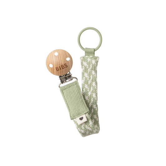 BIBS Pacifier Clip Braided